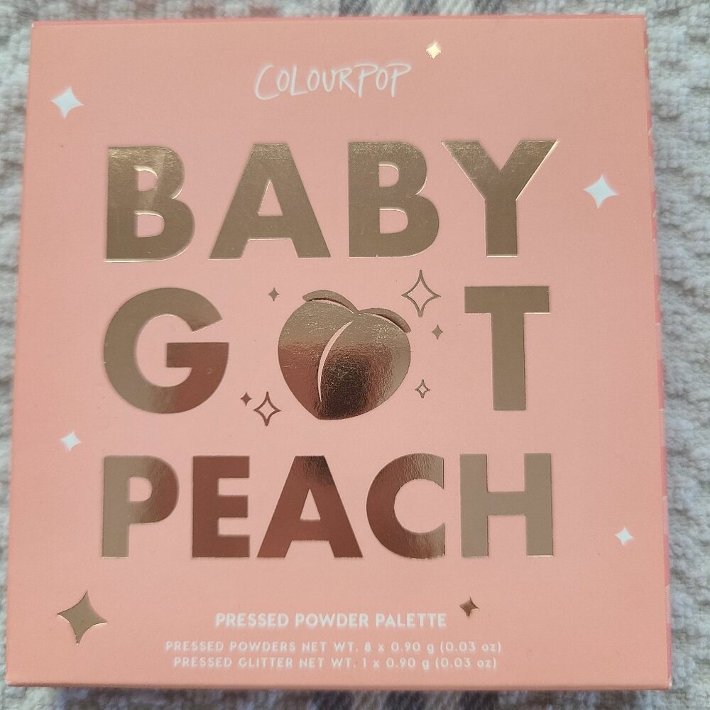 NEW Colourpop Baby Got Peach eyeshadow palette